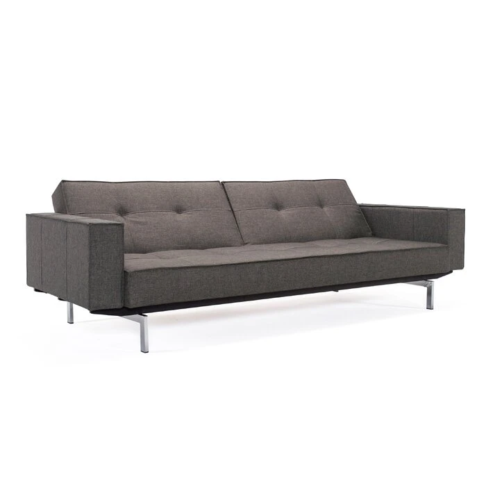 Budget ⌛ INNOVATION LIVING Sofas Schlafsofa Mit Armlehnen Splitback Chrom ✔️ 2 Budget ⌛ INNOVATION LIVING Sofas Schlafsofa Mit Armlehnen Splitback Chrom ✔️ – Bild 2