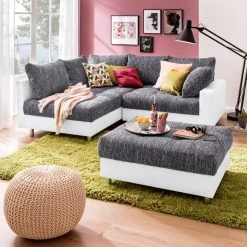 Beste Bewertungen von ❤️ BOOOM Ecksofas Ecksofa Inkl. Hocker Antonia 🎁 -Sofas & Couches Verkäufe FJPG S700 369